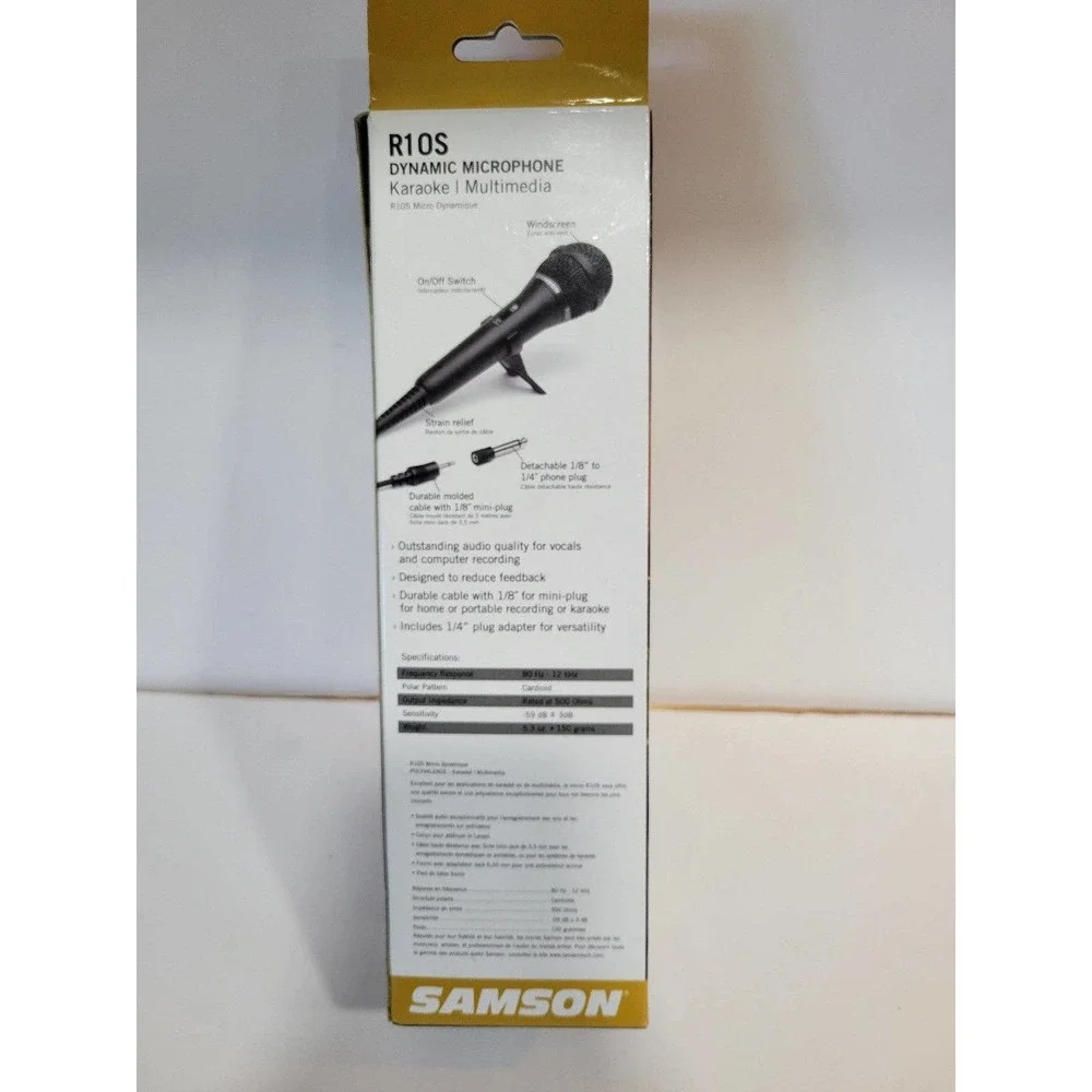 NWOT Samson R10S Dynamic Microphone